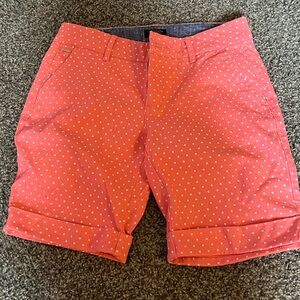 U.S POLO ASSN. shorts pink polkadot